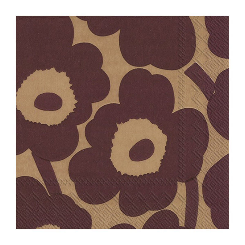 Se Marimekko Unikko servietter 33x33 cm 20-pak Linen/Bordeaux ✔ Kæmpe udvalg i Marimekko ✔ Hurtig levering: 1 - 2 Hverdage samt billig fragt - Varenummer: KTT-575101-01 og barcode / Ean: &