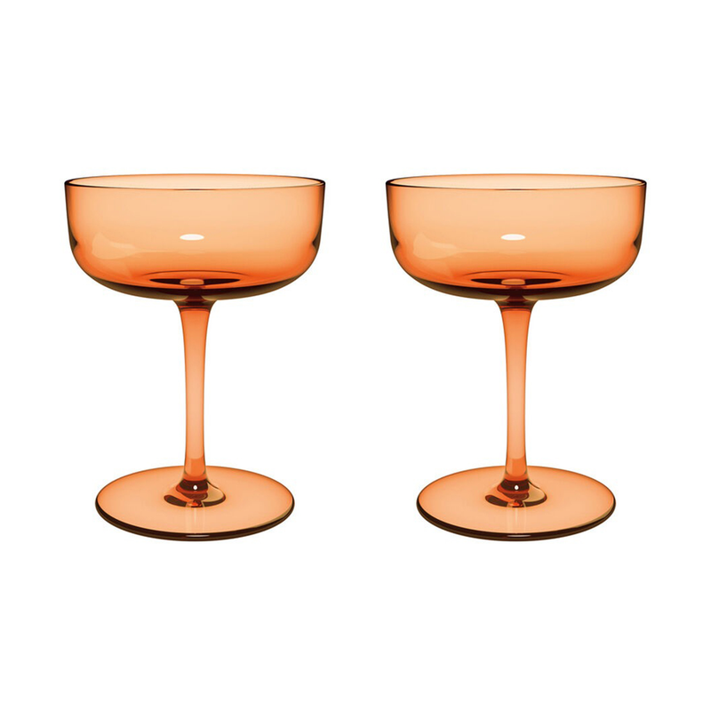 Se Villeroy & Boch Like champagneglas coupe 10 cl 2-pak Apricot ✔ Kæmpe udvalg i Villeroy & Boch ✔ Hurtig levering: 1 - 2 Hverdage samt billig fragt - Varenummer: KTT-582614-01 og barcode / Ean: &