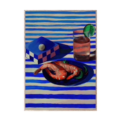 Se Paper Collective Shrimp & Stripes plakat 30x40 cm ✔ Kæmpe udvalg i Paper Collective ✔ Hurtig levering: 1 - 2 Hverdage samt billig fragt - Varenummer: KTT-583855-01 og barcode / Ean: '5713450019601 på lager - Udsalg på Indretning - Tapeter & plakater - Plakater Spar op til 66% - Over 1122 kendte brands på udsalg