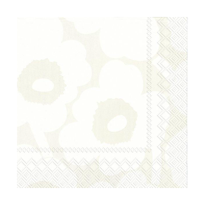 Se Marimekko Unikko servietter 33x33 cm 20-pak White-grey ✔ Kæmpe udvalg i Marimekko ✔ Hurtig levering: 1 - 2 Hverdage samt billig fragt - Varenummer: KTT-587989-01 og barcode / Ean: '686423735103 på lager - Udsalg på Servering - Serveringstilbehør - Servietter Spar op til 54% - Over 1334 design brands på udsalg