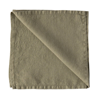 Se Tell Me More Washed linen stofserviet 45x45 cm Olive ✔ Kæmpe udvalg i Tell Me More ✔ Hurtig levering: 1 - 2 Hverdage samt billig fragt - Varenummer: KTT-588071-01 og barcode / Ean: '7340194802183 på lager - Udsalg på Servering - Serveringstilbehør - Stofservietter Spar op til 59% - Over 1334 design brands på udsalg