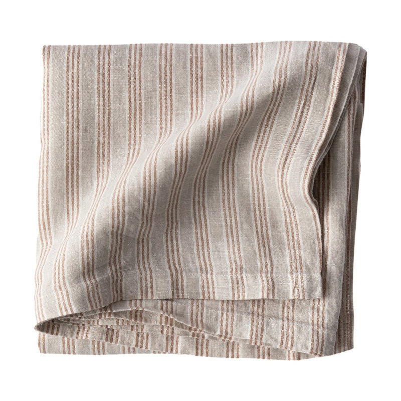 Se Tell Me More Tell Me More hørdug 145x145 cm Hazelnut stripe ✔ Kæmpe udvalg i Tell Me More ✔ Hurtig levering: 1 - 2 Hverdage samt billig fragt - Varenummer: KTT-588084-01 og barcode / Ean: &