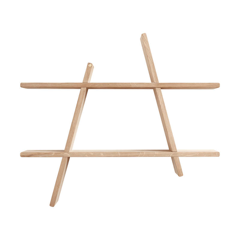 Se Andersen Furniture A-Shelf væghylde Large 78x12x67 cm Oak ✔ Kæmpe udvalg i Andersen Furniture ✔ Hurtig levering: 1 - 2 Hverdage samt billig fragt - Varenummer: KTT-589140-01 og barcode / Ean: &