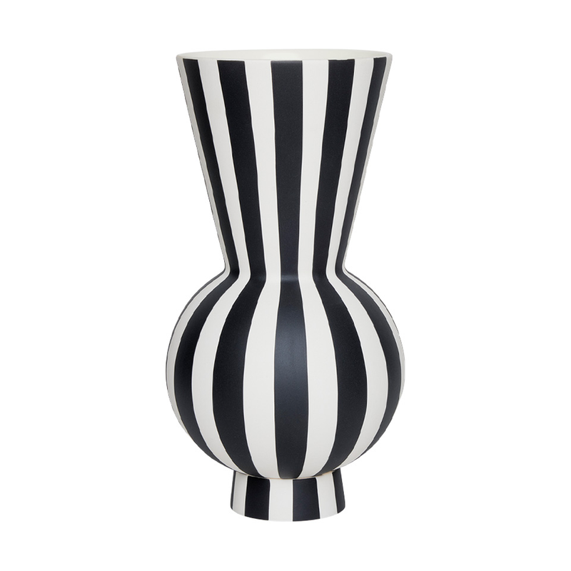 Se OYOY Toppu vase Ø14,5 cm Black-white ✔ Kæmpe udvalg i OYOY ✔ Hurtig levering: 1 - 2 Hverdage samt billig fragt - Varenummer: KTT-597699-01 og barcode / Ean: &