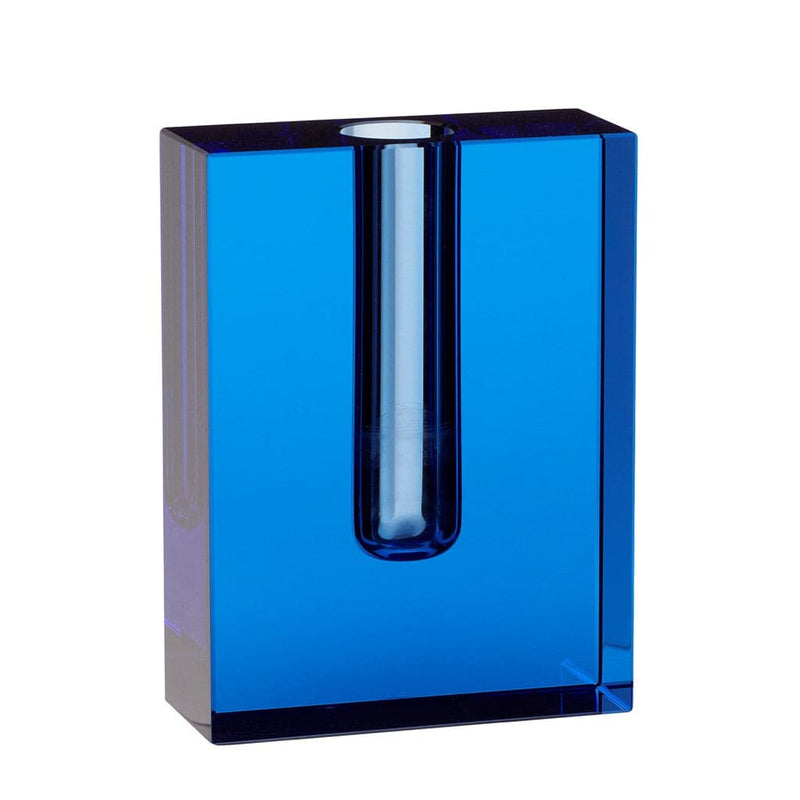 Se Hübsch Block vase 16 cm Blå ✔ Kæmpe udvalg i Hübsch ✔ Hurtig levering: 1 - 2 Hverdage samt billig fragt - Varenummer: KTT-603735-01 og barcode / Ean: &