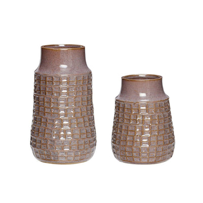 Se Hübsch Hübsch vase 2-pak 12x15 cm Lilla ✔ Kæmpe udvalg i Hübsch ✔ Hurtig levering: 1 - 2 Hverdage samt billig fragt - Varenummer: KTT-603811-01 og barcode / Ean: '5712772072844 på lager - Udsalg på Indretning - Dekoration - Vaser Spar op til 56% - Over 1122 kendte brands på udsalg