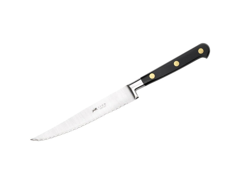 Se Lion Sabatier Ideal stegekniv tandet 13 cm Stål-sort ✔ Kæmpe udvalg i Lion Sabatier ✔ Hurtig levering: 1 - 2 Hverdage samt billig fragt - Varenummer: KTT-605493-01 og barcode / Ean: &