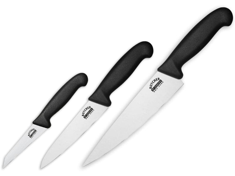Se Samura Slagter knivsæt 3 dele Sort ✔ Kæmpe udvalg i Samura ✔ Hurtig levering: 1 - 2 Hverdage samt billig fragt - Varenummer: KTT-610264-01 og barcode / Ean: &