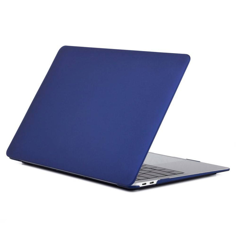 MacBook Air 13 (2020/2019/2018) - Hard cover front + bagside - Marineblå