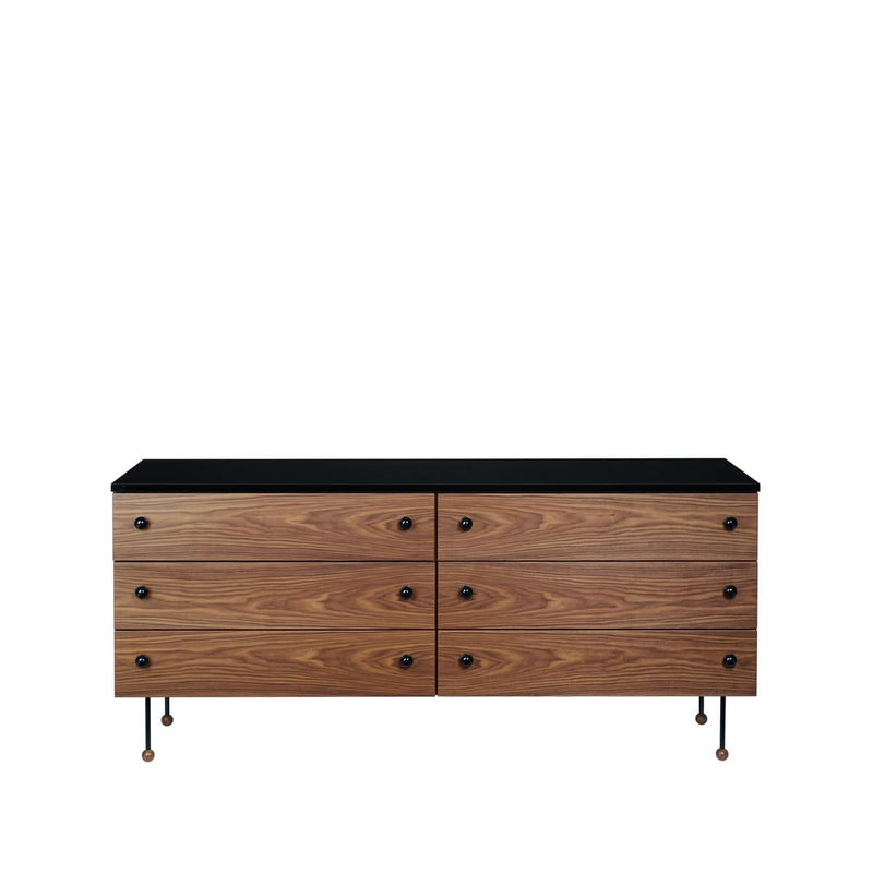 Se GUBI 62 Dresser kommode american walnut, 6 skuffer ❤ Kæmpe udvalg i GUBI ❤ Hurtig levering: 1 - 2 Hverdage samt billig fragt - Varenummer: NDN-529550-01 og barcode / Ean: &