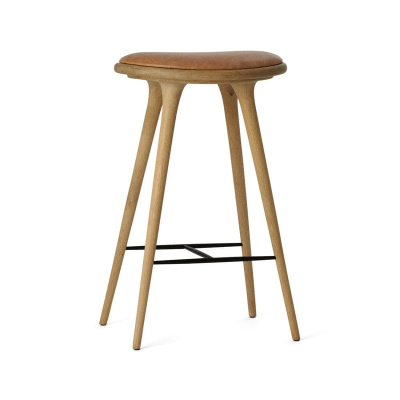 Se Mater Mater high stool barskammel høj 74 cm Læder natur, sæbebehandlet stel i eg ❤ Kæmpe udvalg i Mater ❤ Hurtig levering: 1 - 2 Hverdage samt billig fragt - Varenummer: NDN-537433-01 og barcode / Ean: &