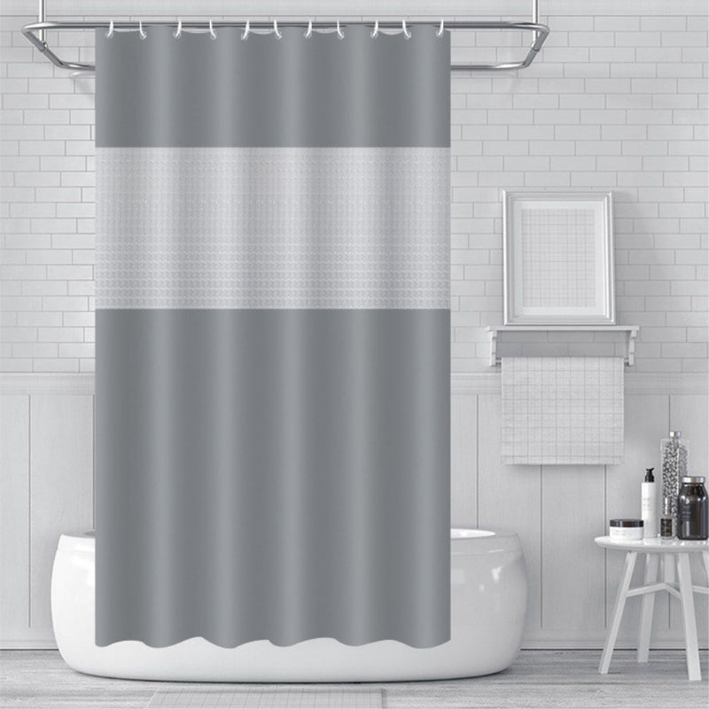 Badeforhæng Premium CS PEVA 180x180 cm - Grå