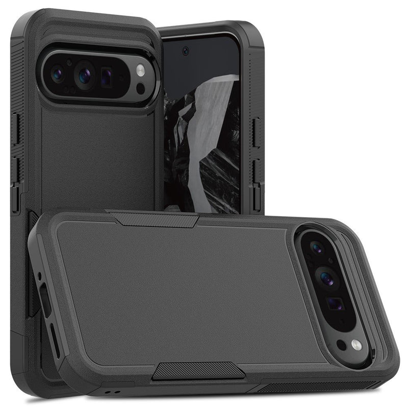 Google Pixel 9 Pro XL - Shockproof Hybrid cover - Sort