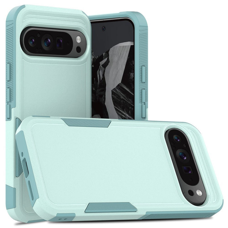 Google Pixel 9 Pro XL - Shockproof Hybrid cover - Mintgrøn