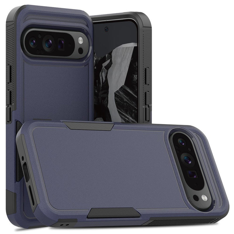 Google Pixel 9 Pro XL - Shockproof Hybrid cover - Mørkeblå