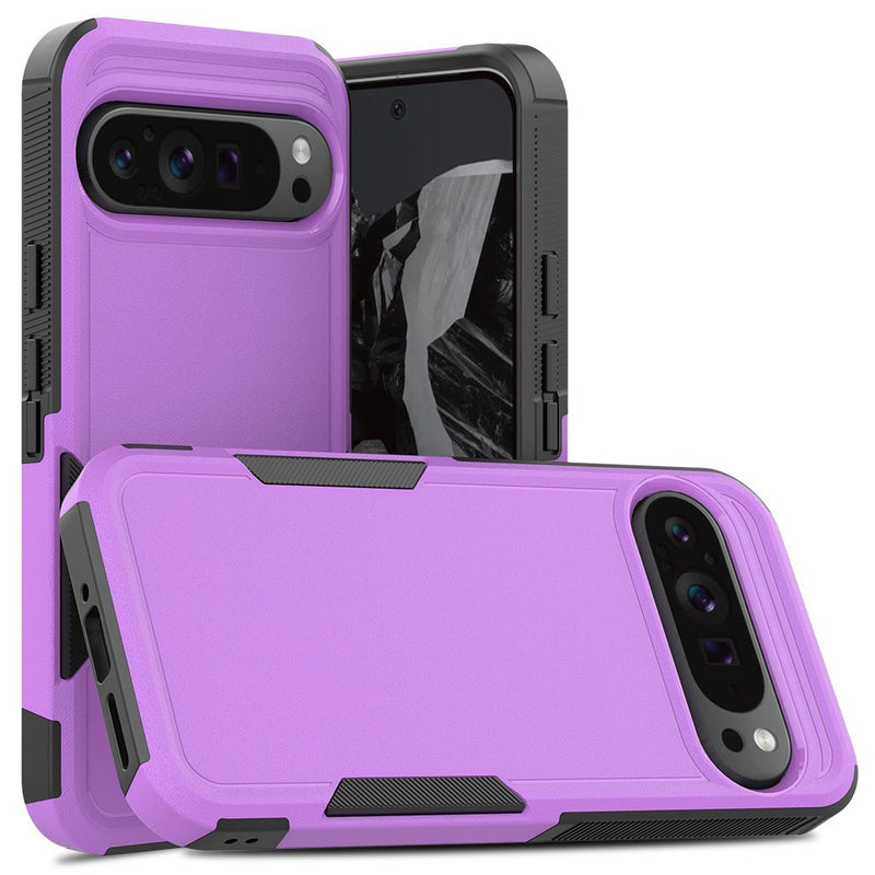 Google Pixel 9 Pro XL - Shockproof Hybrid cover - Lilla