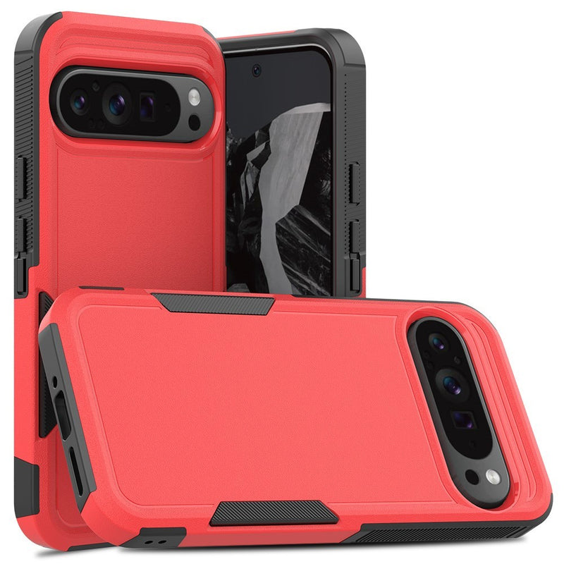 Google Pixel 9 Pro XL - Shockproof Hybrid cover - Rød