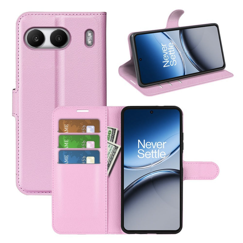 OnePlus Nord 4 - Læder cover / pung - Pink