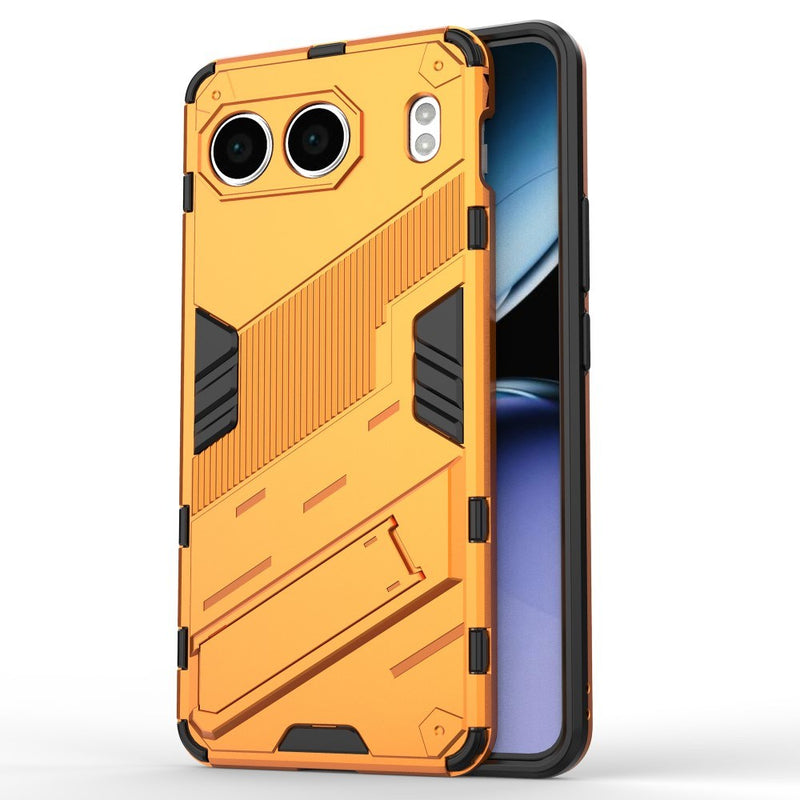 OnePlus Nord 4 - Shockproof Hybrid cover med kickstand - Orange