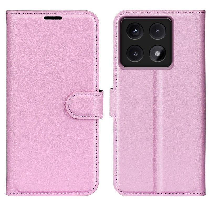 Xiaomi 14T - Læder cover / pung - Pink