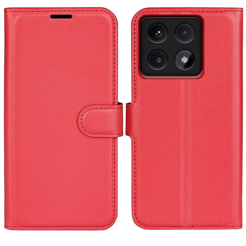 Xiaomi 14T - Læder cover / pung - Rød