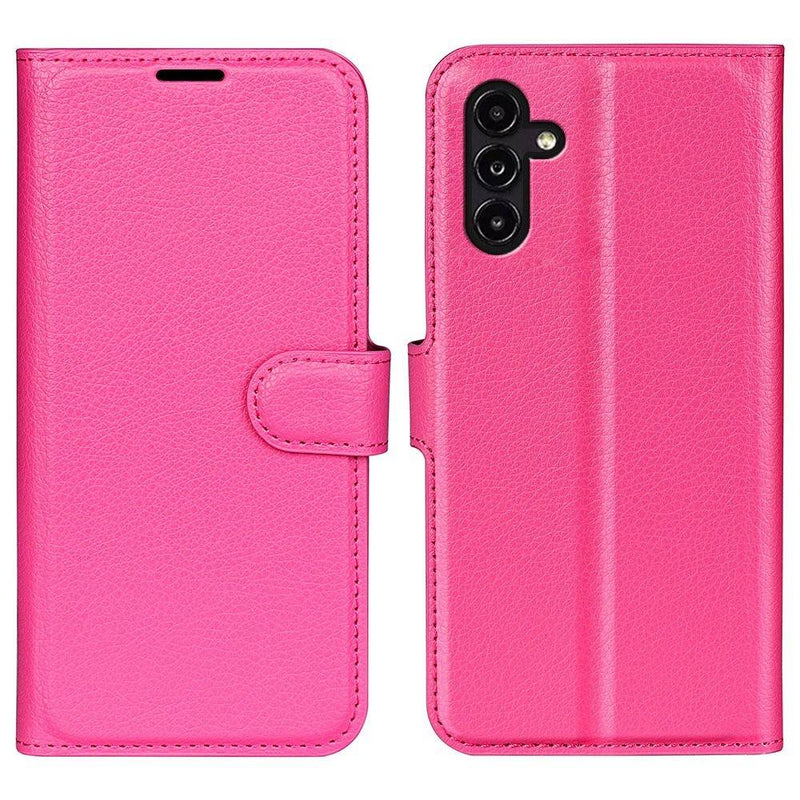 Samsung Galaxy A14 5G - Læder cover / pung - Rosa