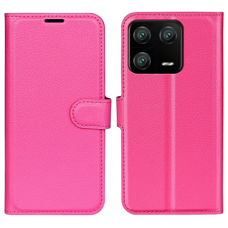 Xiaomi 13 Pro 5G - Læder cover / pung - Rosa