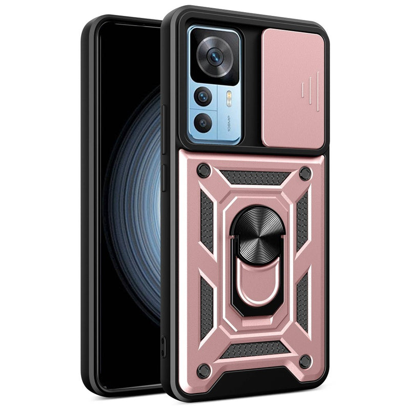 Xiaomi 12T 5G / Redmi K50 Ultra 5G - Håndværker cover m/ Kickstand - Rosa guld