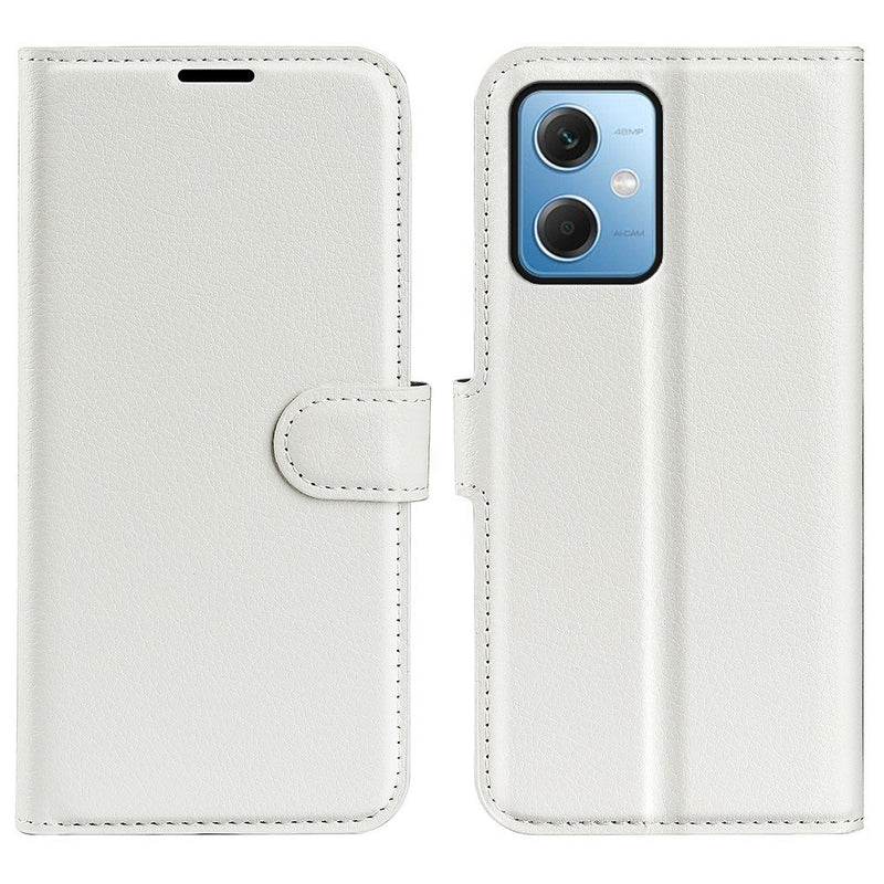 Xiaomi Redmi Note 12 5G - Læder cover / pung - Hvid