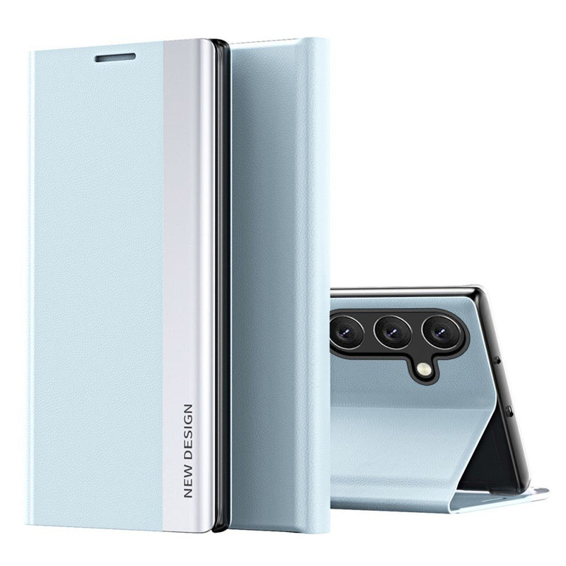 Samsung Galaxy A54 5G - Flip læder cover - Lyseblå