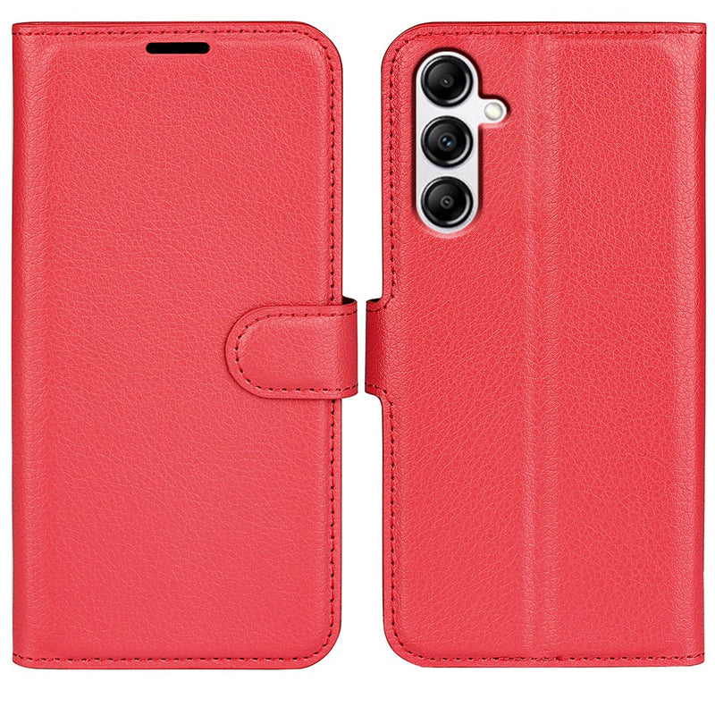 Samsung Galaxy A34 5G - Læder cover / pung - Rød