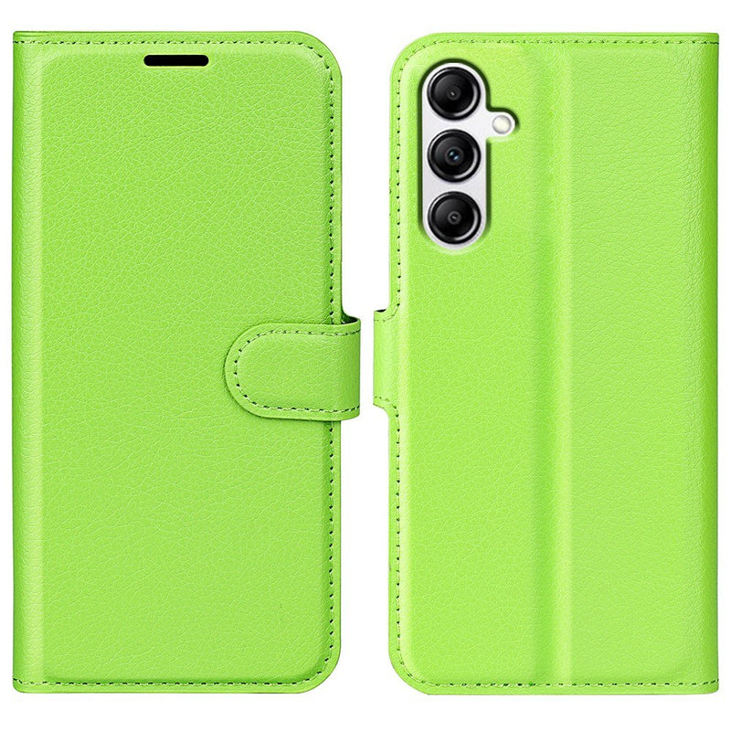 Samsung Galaxy A34 5G - Læder cover / pung - Grøn