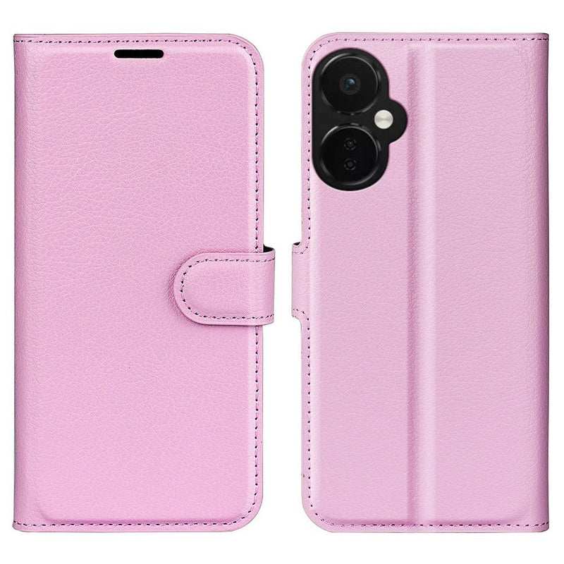 OnePlus Nord CE 3 Lite 5G / Nord N30 5G - Læder cover / pung - Pink