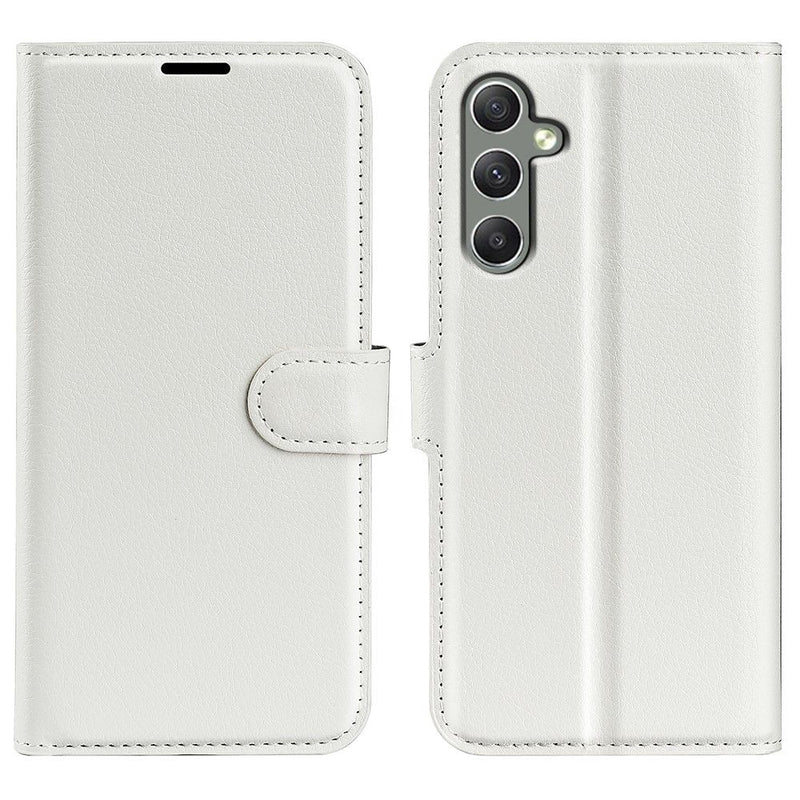 Samsung Galaxy A24 4G - Læder cover / pung - Hvid