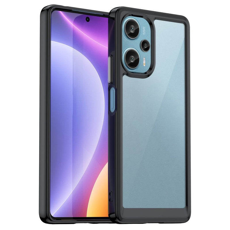 Xiaomi Poco F5 5G - Shockproof Hybrid cover - Sort