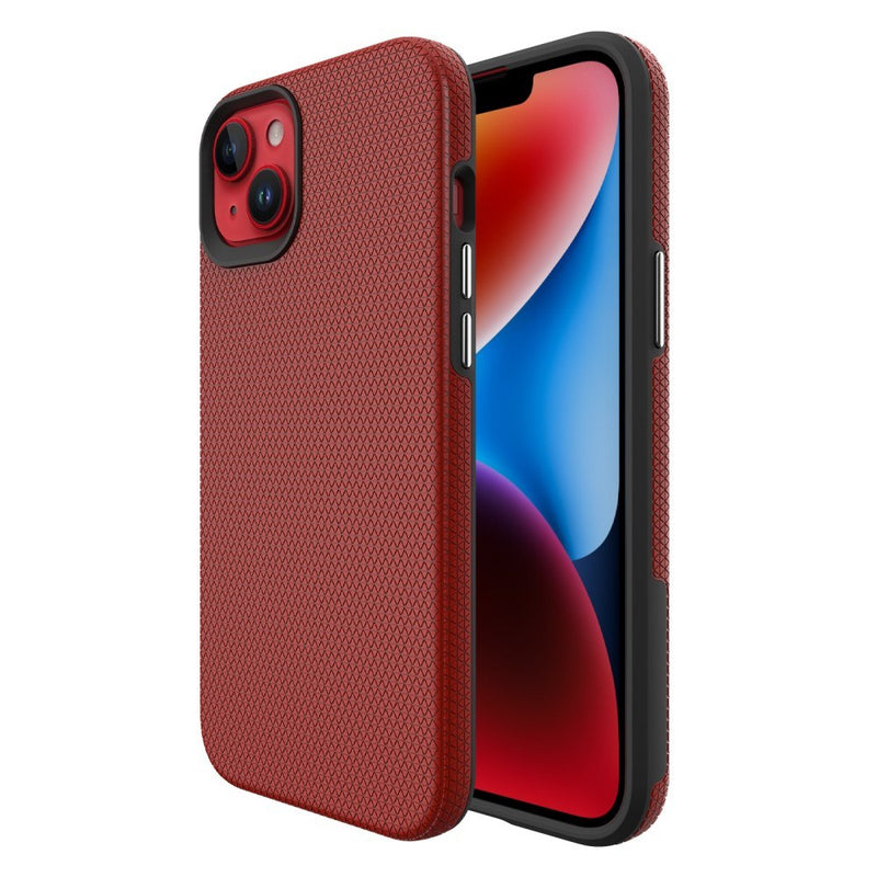 iPhone 15 Plus / 14 Plus - Shockproof Hybrid cover - Rød