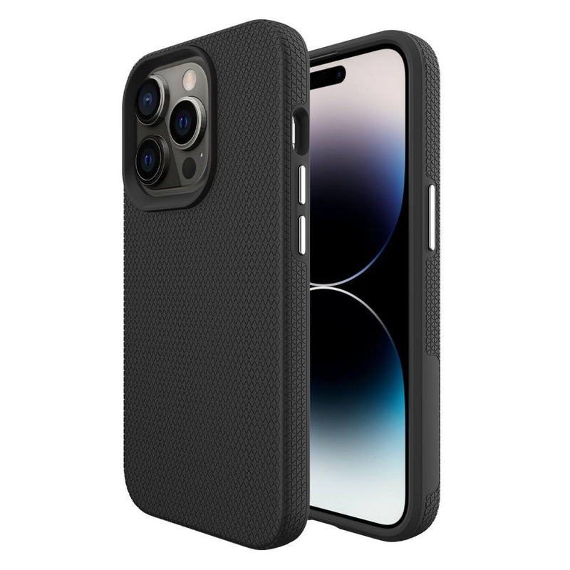 iPhone 15 Pro - Shockproof Hybrid cover - Sort