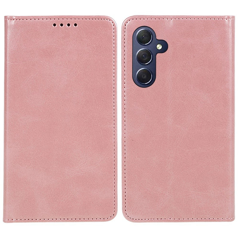 Samsung Galaxy S23 FE - Slim flip læder cover - Rosa guld