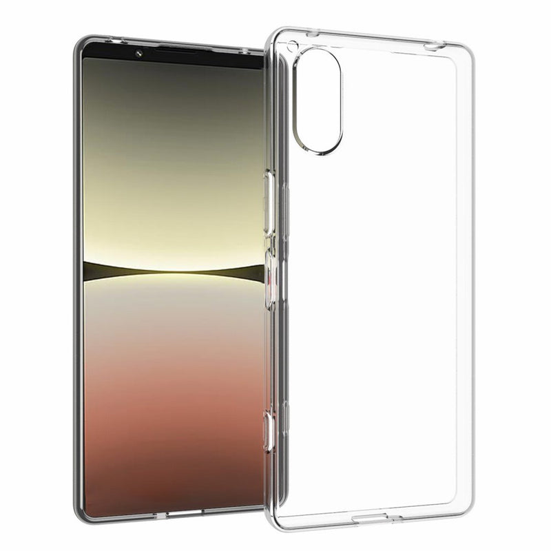 Sony Xperia 5 V - Shockproof gummi cover -Transparent