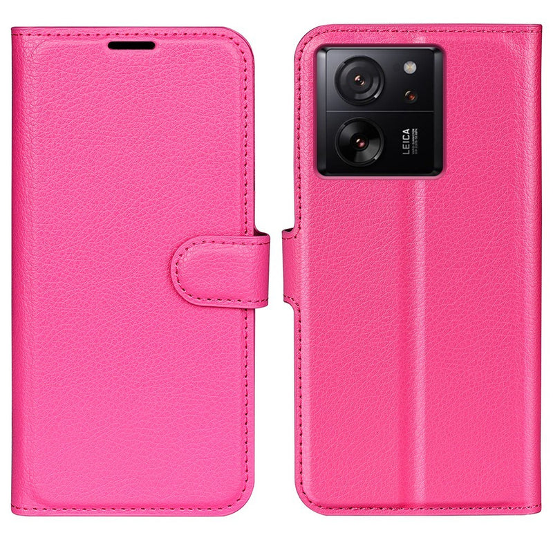 Xiaomi 13T / 13T Pro - Læder cover / pung - Rosa