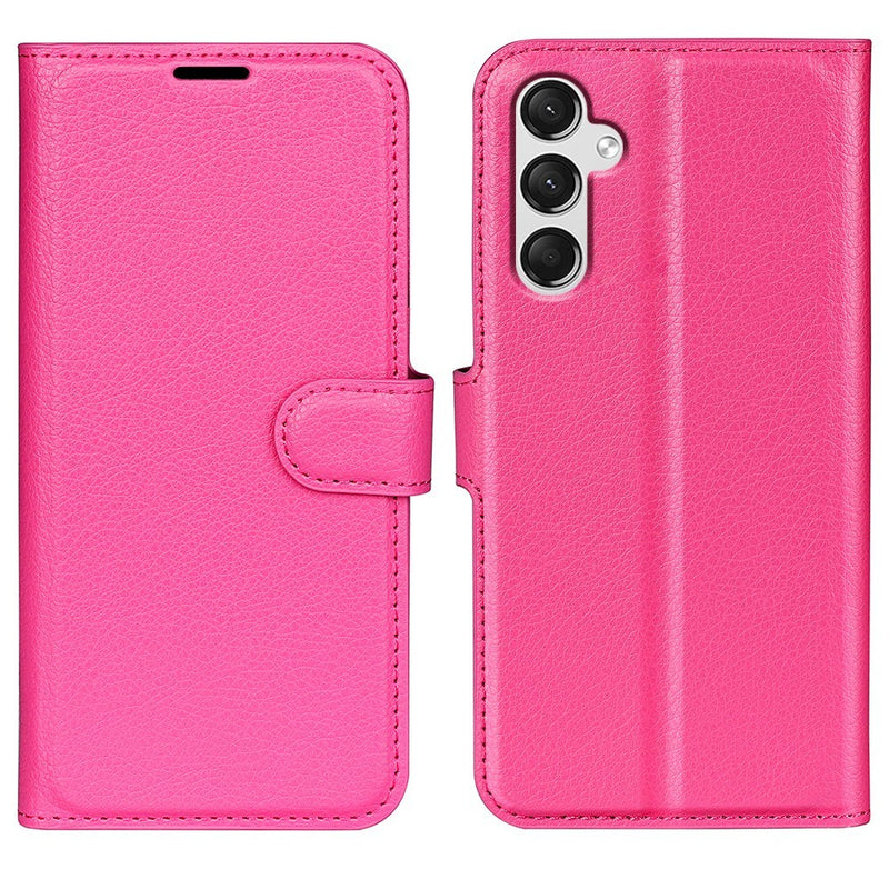 Samsung Galaxy A25 5G - Læder cover / pung - Rosa