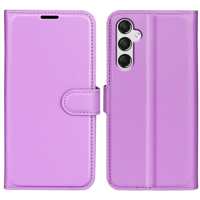 Samsung Galaxy A25 5G - Læder cover / pung - Lilla