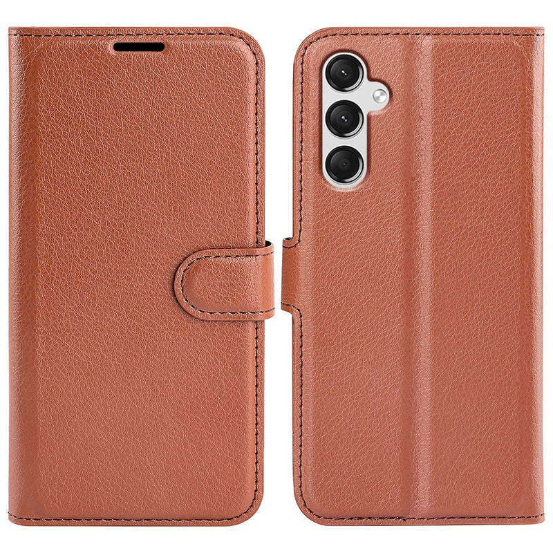 Samsung Galaxy A25 5G - Læder cover / pung - Brun