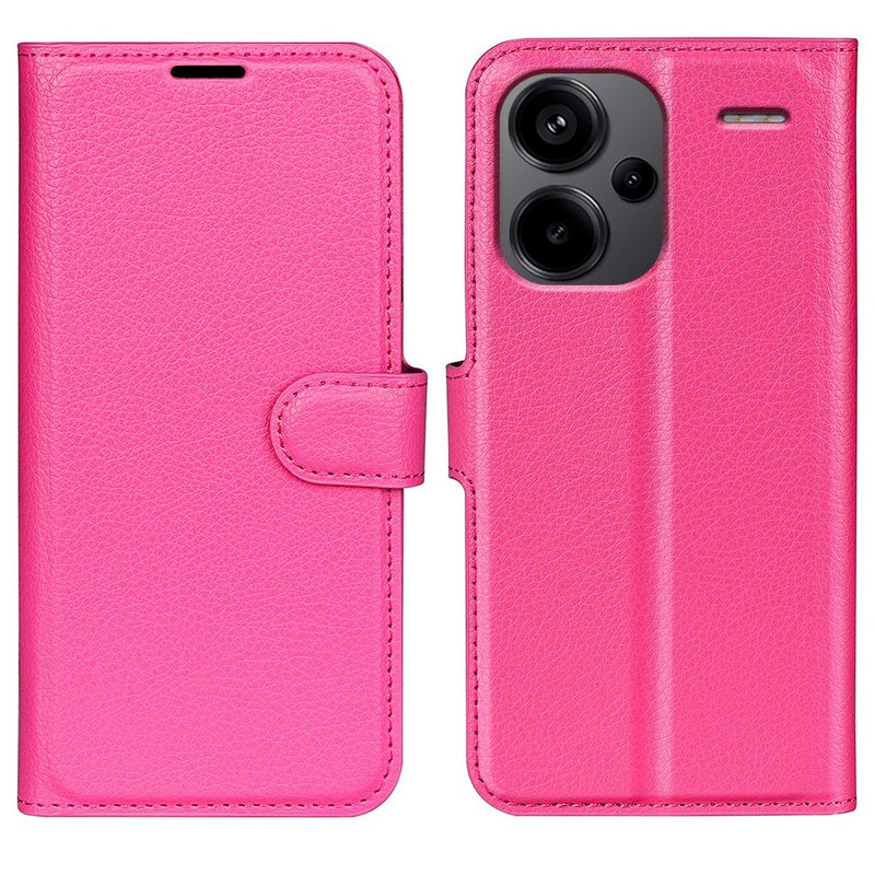 Xiaomi Redmi Note 13 Pro Plus 5G - Læder cover / pung - Rosa