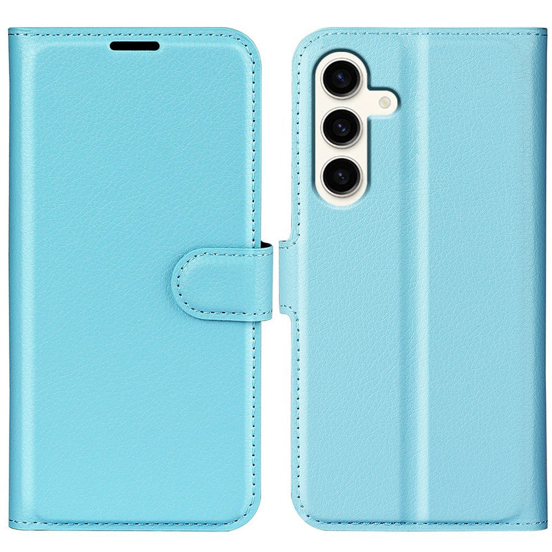 Samsung Galaxy S24 Plus - Læder cover / pung - Blå