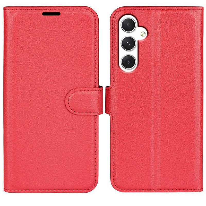 Samsung Galaxy S24 - Læder cover / pung - Rød