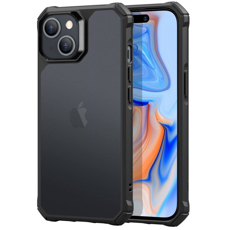 iPhone 15 Plus - ESR Air Armor Hybrid cover - Frosted sort