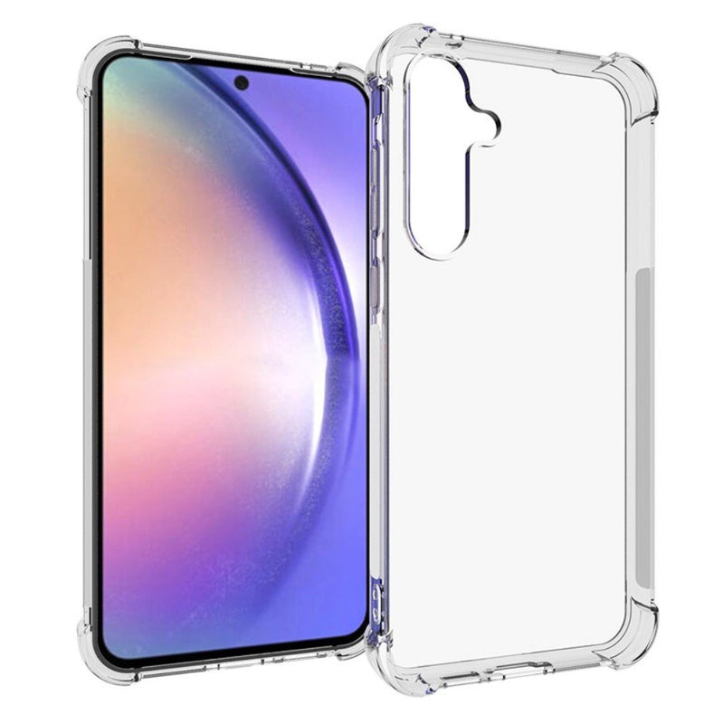 Samsung Galaxy A55 5G - Shockproof gummi cover - Transparent