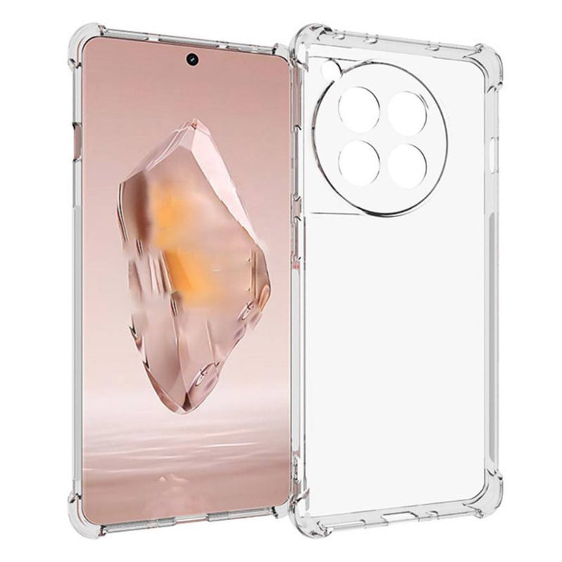 OnePlus 12R 5G - Shockproof gummi cover - Transparent