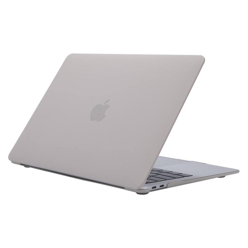 MacBook Air 13 M3 / M2 (2024/2022) - Slim hard cover til front og bagside - Rock Grey